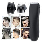 Close-up of High speed hair trimmer - Men's body hair trimmer - Men's body hair trimmer