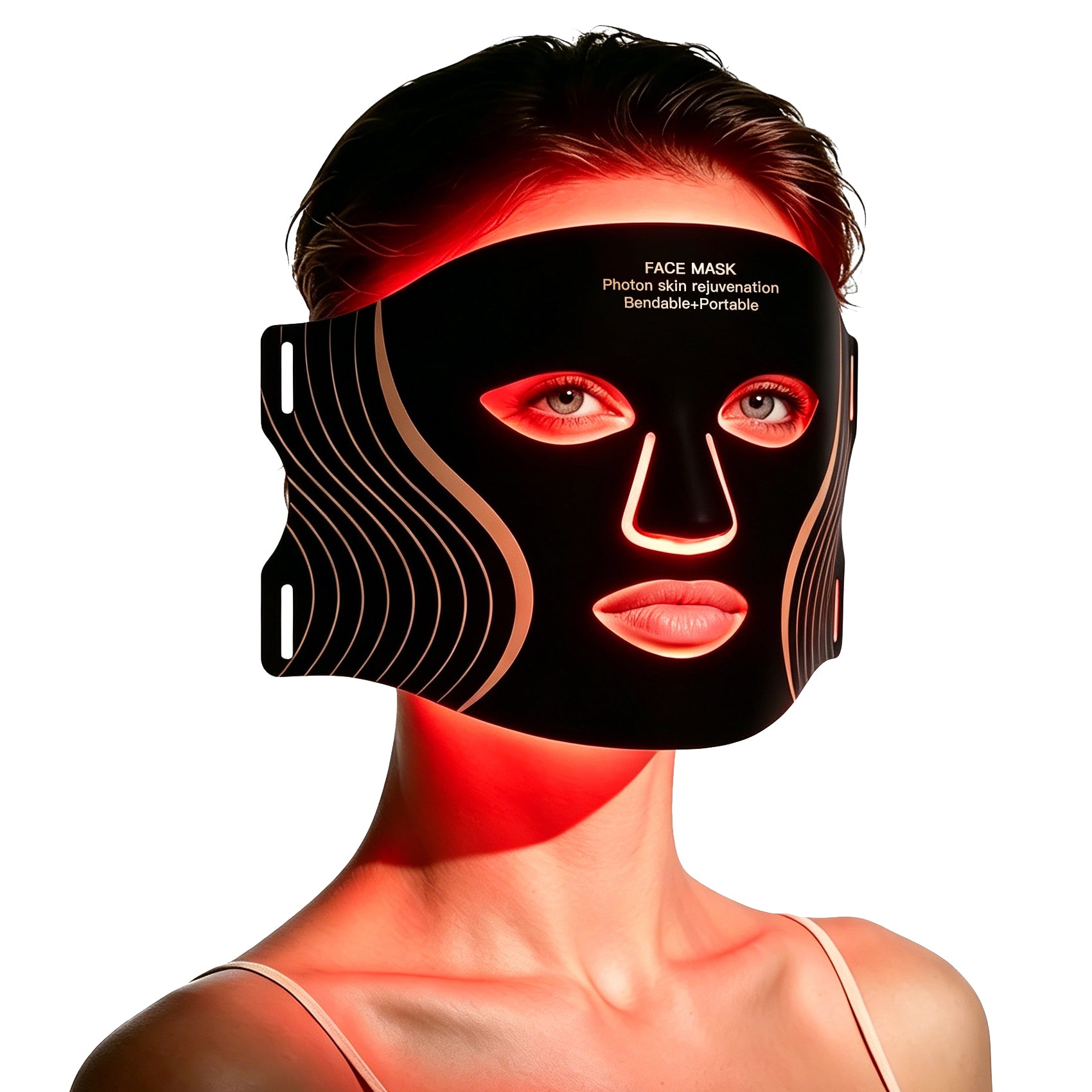 Close-up of Anti-Aging Skincare Tool - Flexible LED Mask - Flexible LED Mask