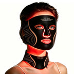 Silicone LED Light Therapy Face Mask for 7-Color Light Therapy - Acne Treatment Light