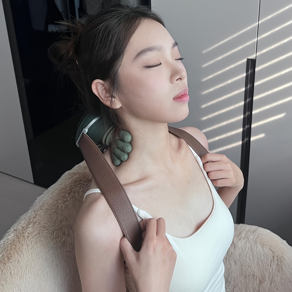 BionicTouch™ Pro Neck & Shoulder Massager with Heat Lightweight Bionic Kneading for Trapezius Relief  Ultra-Portable - Deep Tissue Relief - Image 9