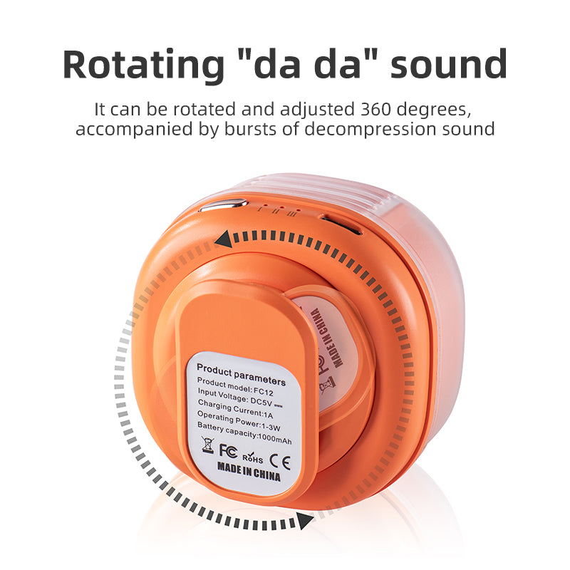 Using 360° Bladeless Clip-on Fan: Hands-Free Cooling for Travel & Sports - Stroller Fan