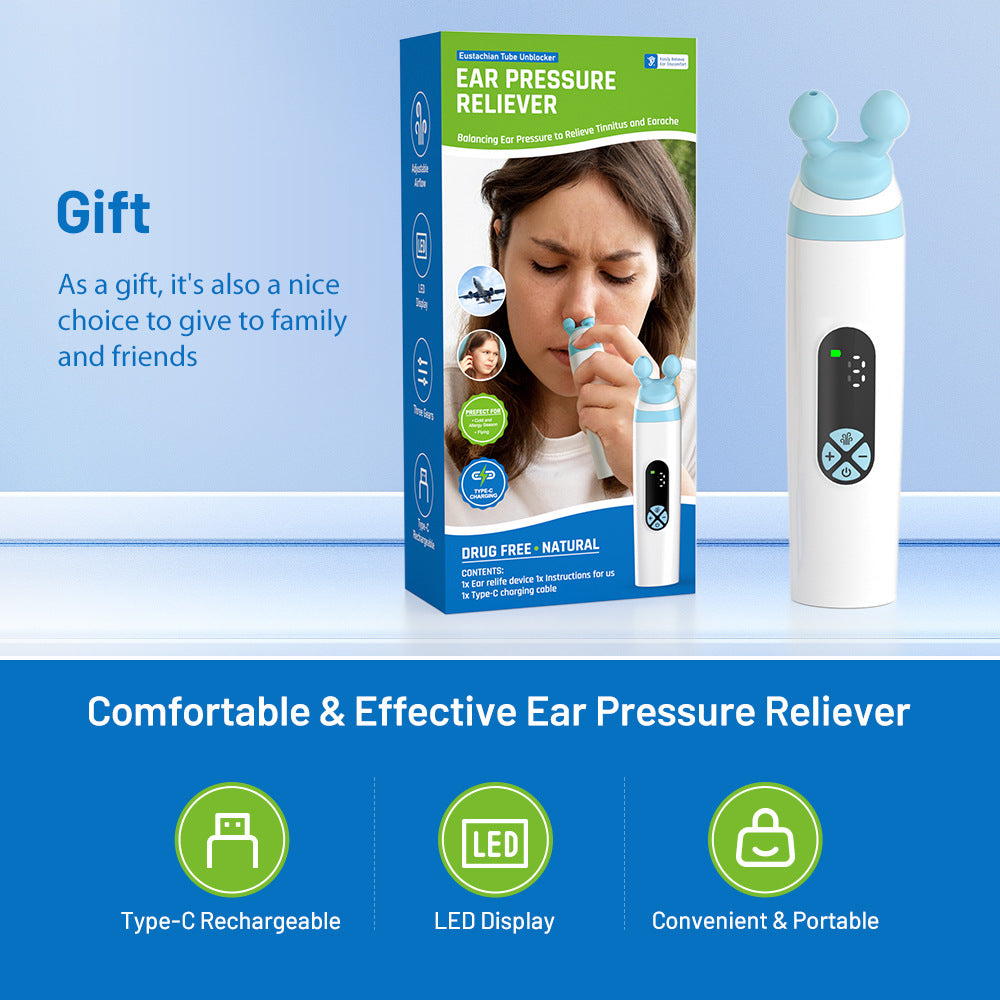Electric Ear Pressure Regulator - Tinnitus & Ear Pain Relief for Travel - high altitude ear relief - Image 11