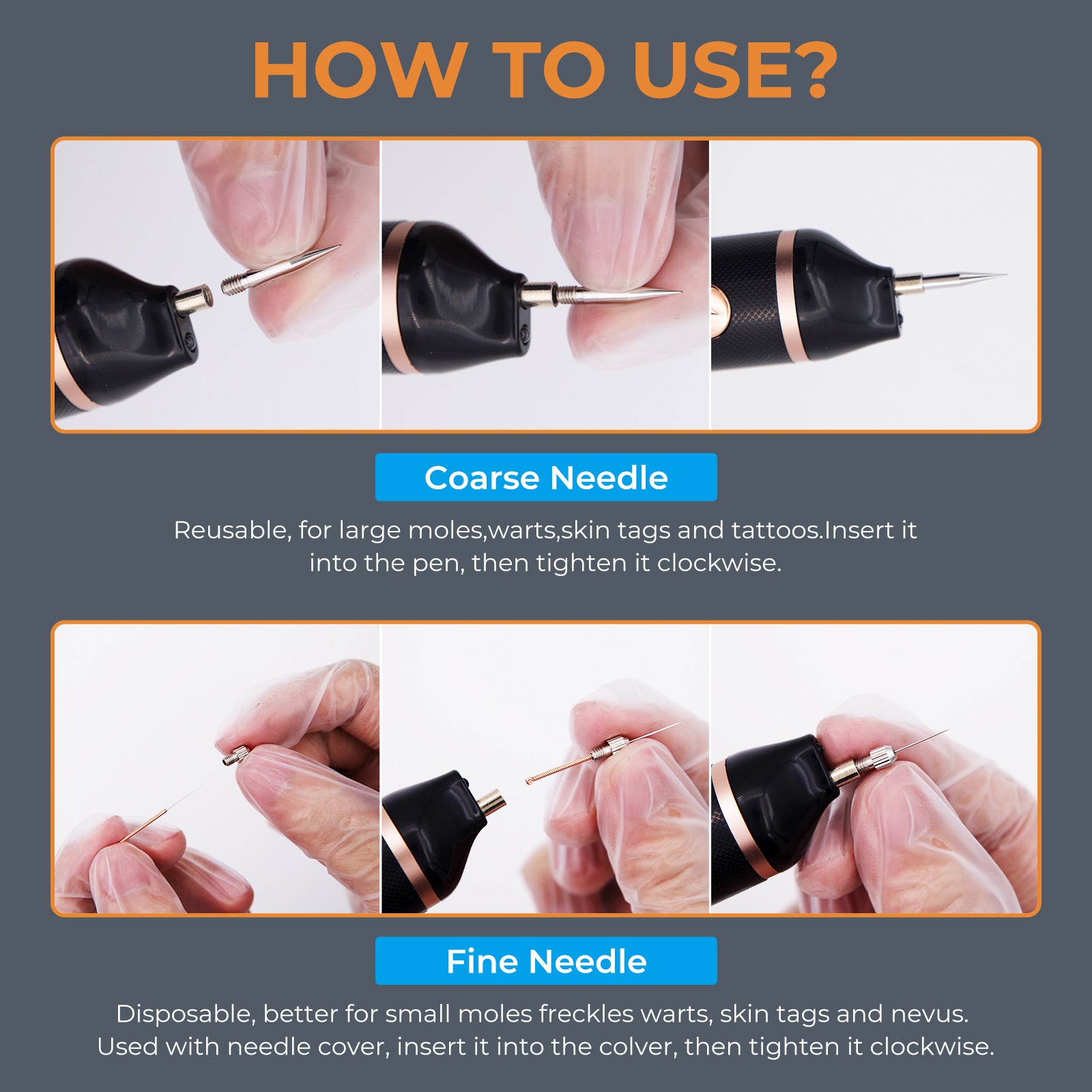 15 Gears Mole Removal Pen - Laser Freckle Spot Eraser for Home Kit with 🔥 15 Precise Adjustable Gears Fits all 