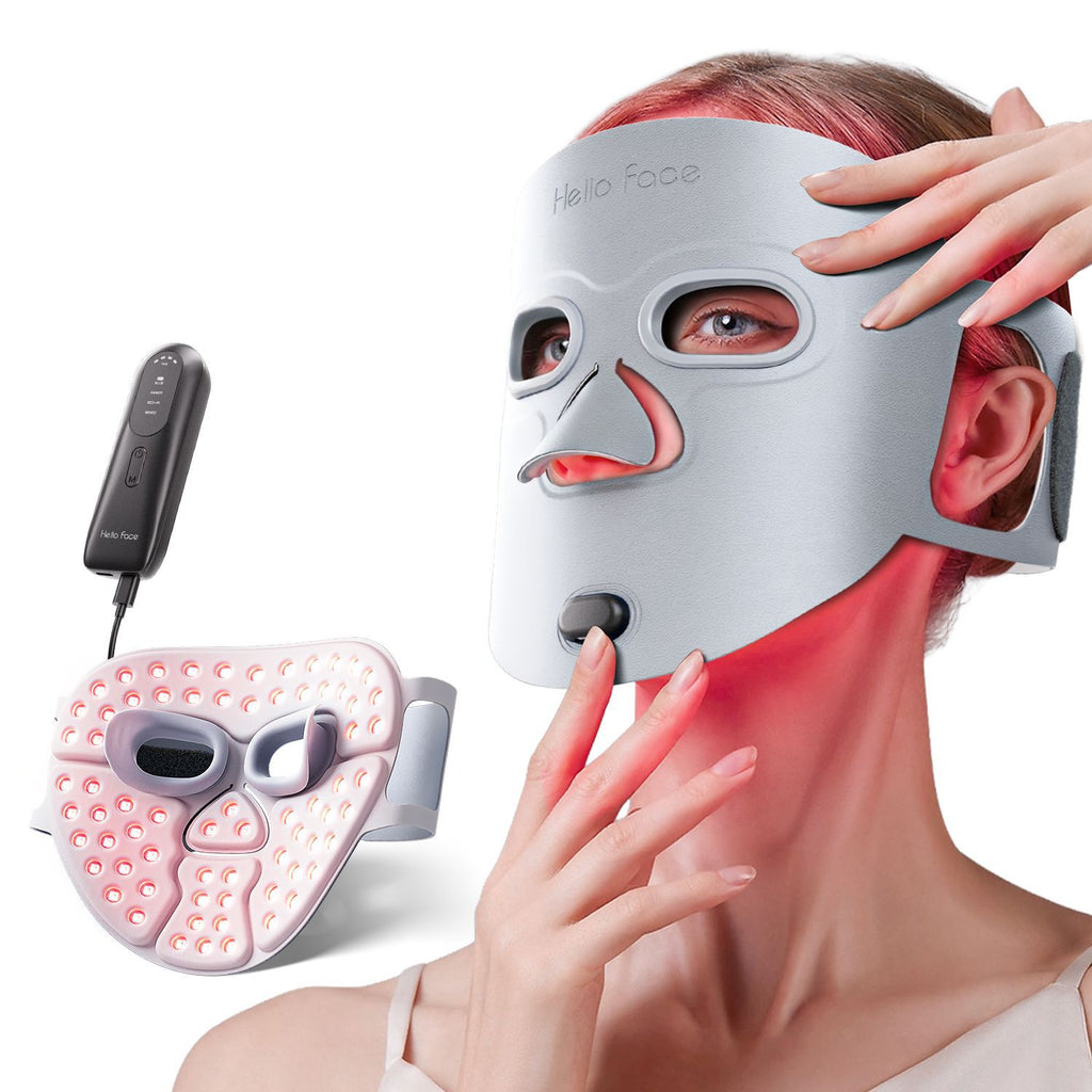 4 Wavelength At-Home Facial Mask for Anti-aging face mask - At-home facial device