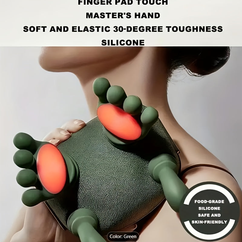 BionicTouch™ Pro Neck & Shoulder Massager with Heat Lightweight Bionic Kneading for Trapezius Relief  Ultra-Portable - Trapezius Massager - Image 8